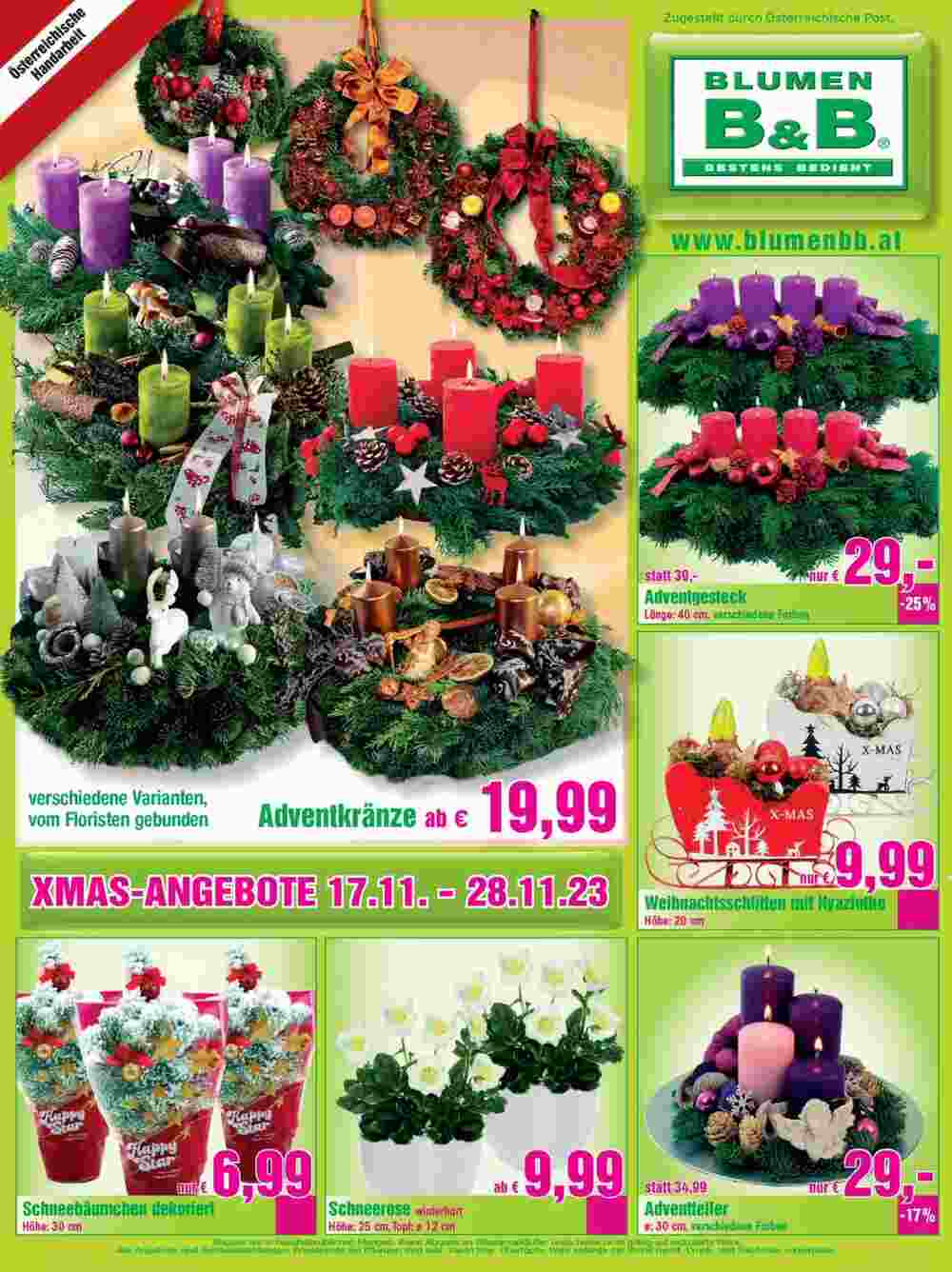 Blumen B&B Flugblatt (ab 16.11.2023) - Angebote und Prospekt - Seite 2