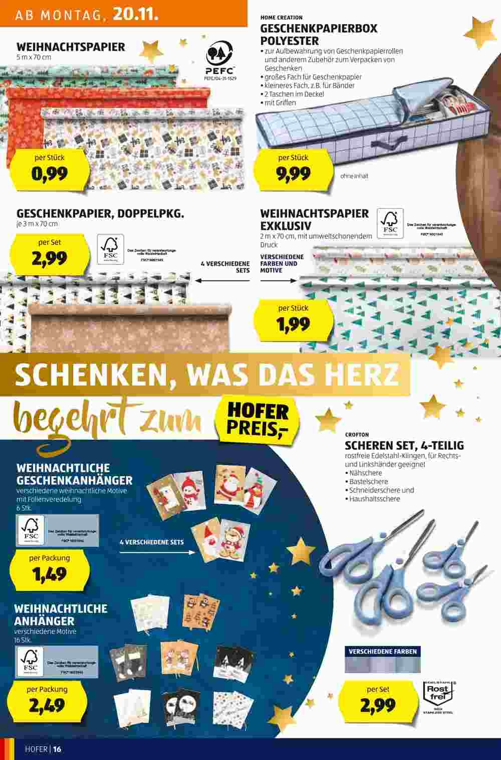 Hofer Flugblatt (ab 17.11.2023) - Angebote und Prospekt - Seite 18