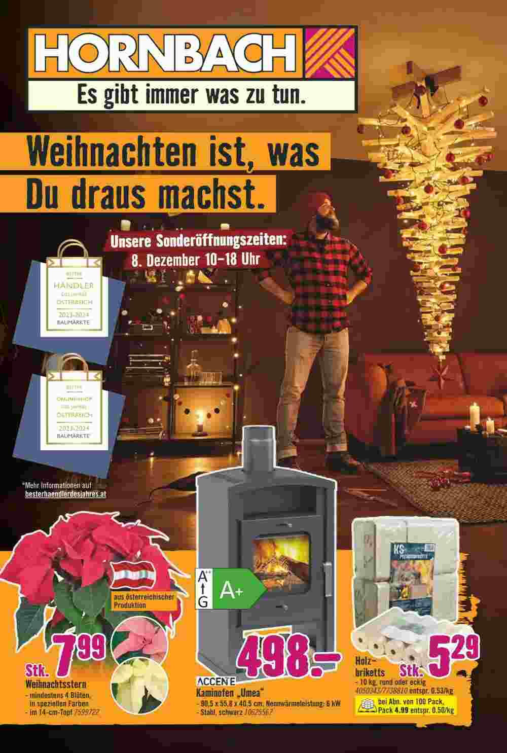 Hornbach Flugblatt (ab 19.11.2023) - Angebote und Prospekt - Seite 1