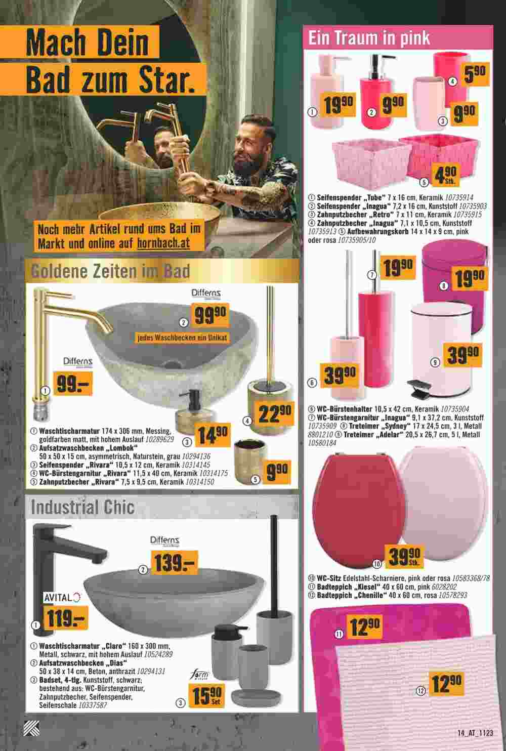 Hornbach Flugblatt (ab 19.11.2023) - Angebote und Prospekt - Seite 14