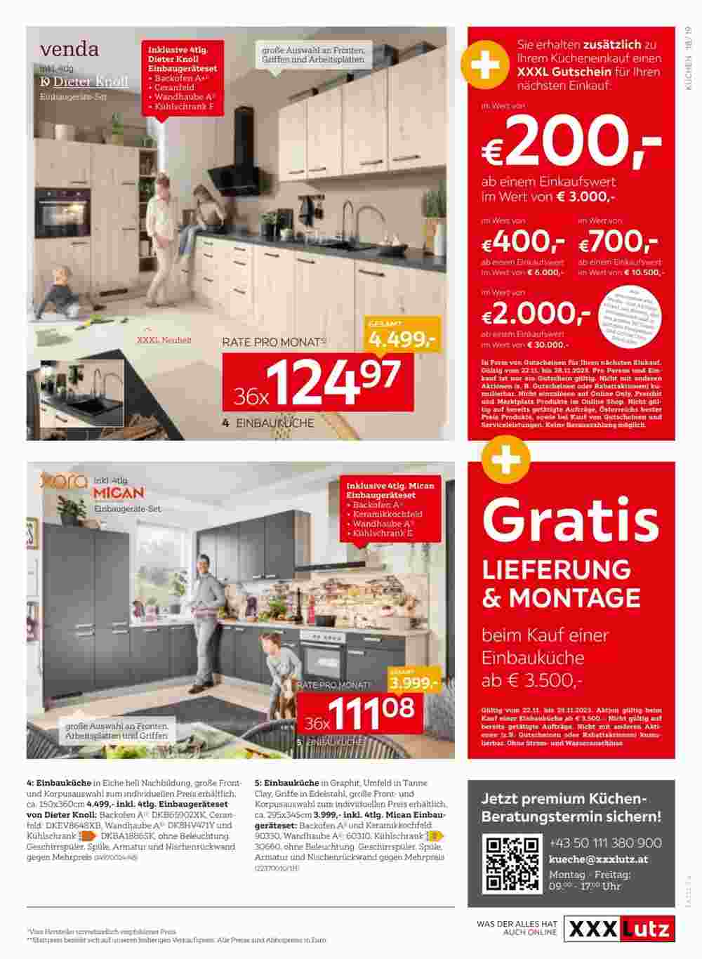XXXLutz Flugblatt (ab 19.11.2023) - Angebote und Prospekt - Seite 19