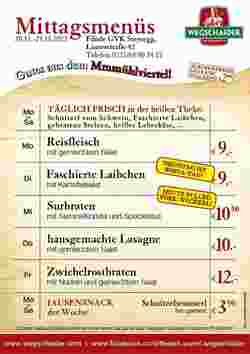 Wegschaider Flugblatt (ab 20.11.2023) - Angebote und Prospekt