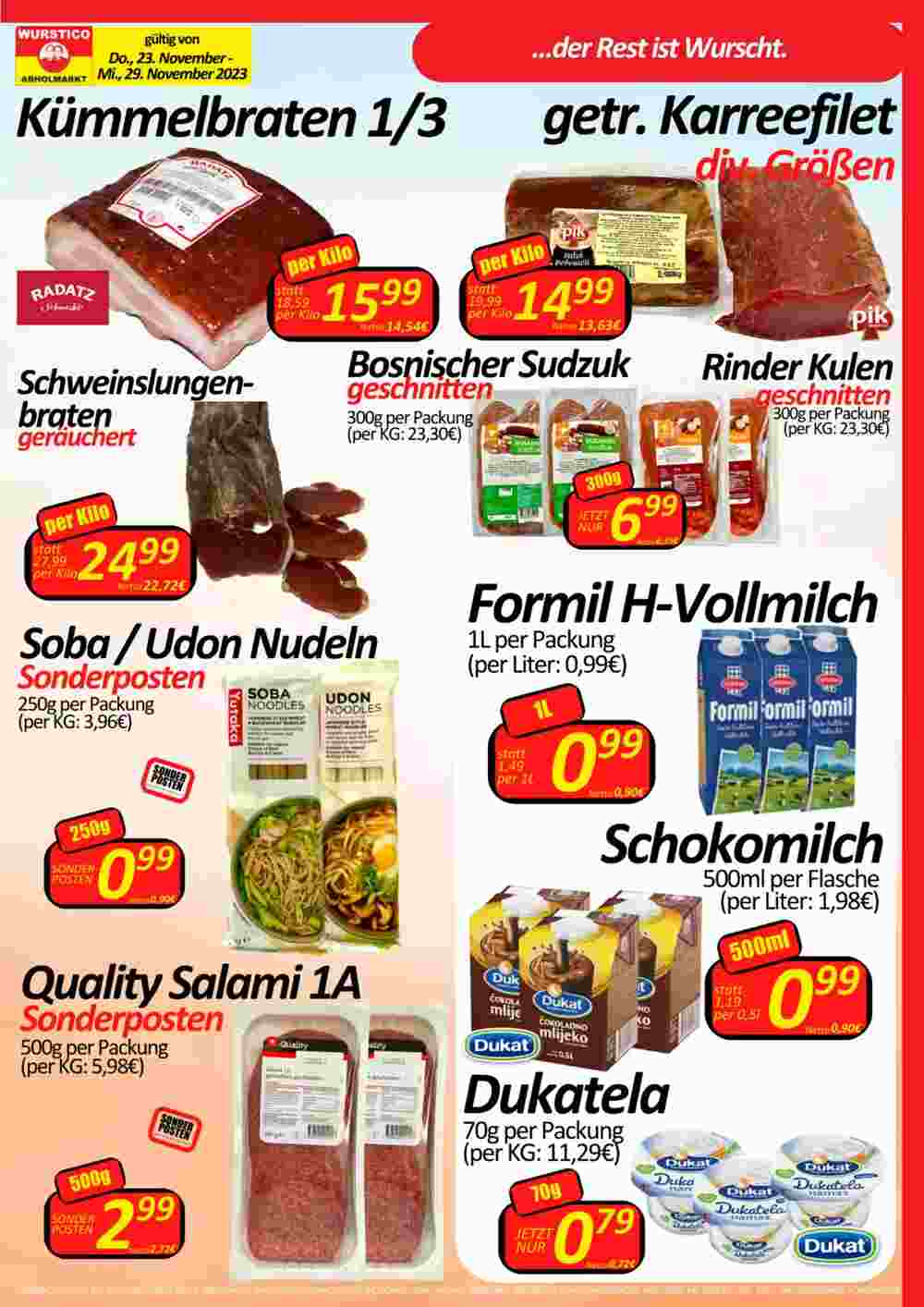 Wurstico Flugblatt (ab 23.11.2023) - Angebote und Prospekt - Seite 3