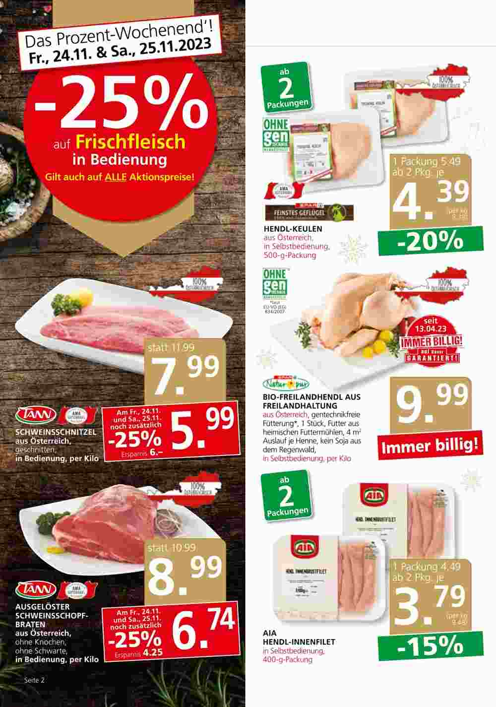 SPAR Gourmet Flugblatt (ab 23.11.2023) - Angebote und Prospekt - Seite 2