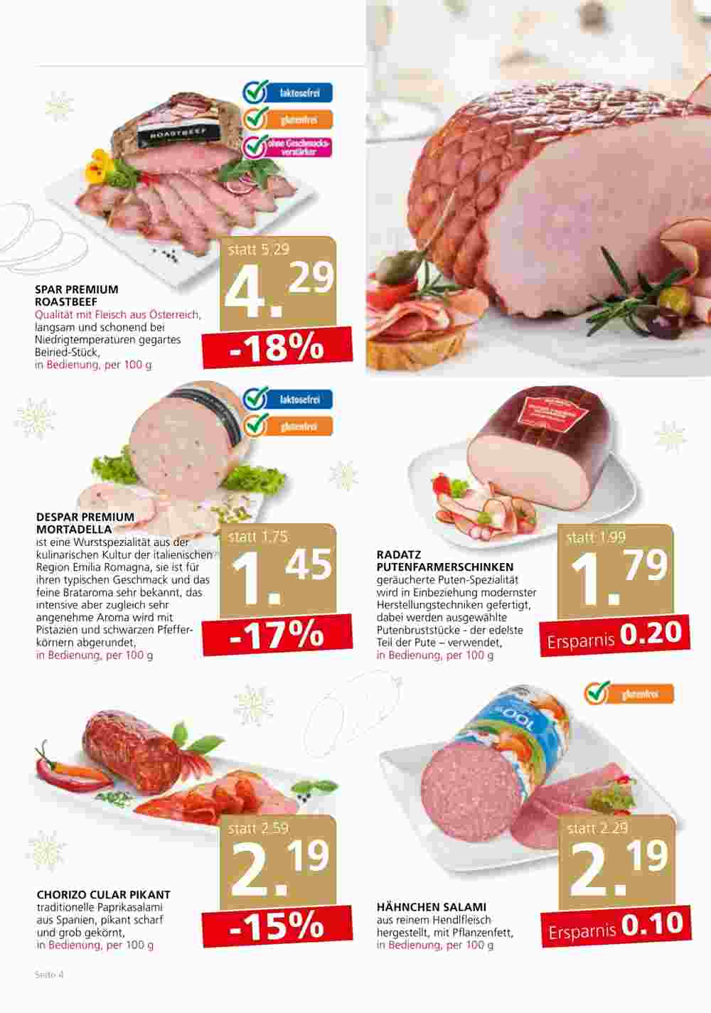 SPAR Gourmet Flugblatt (ab 23.11.2023) - Angebote und Prospekt - Seite 4