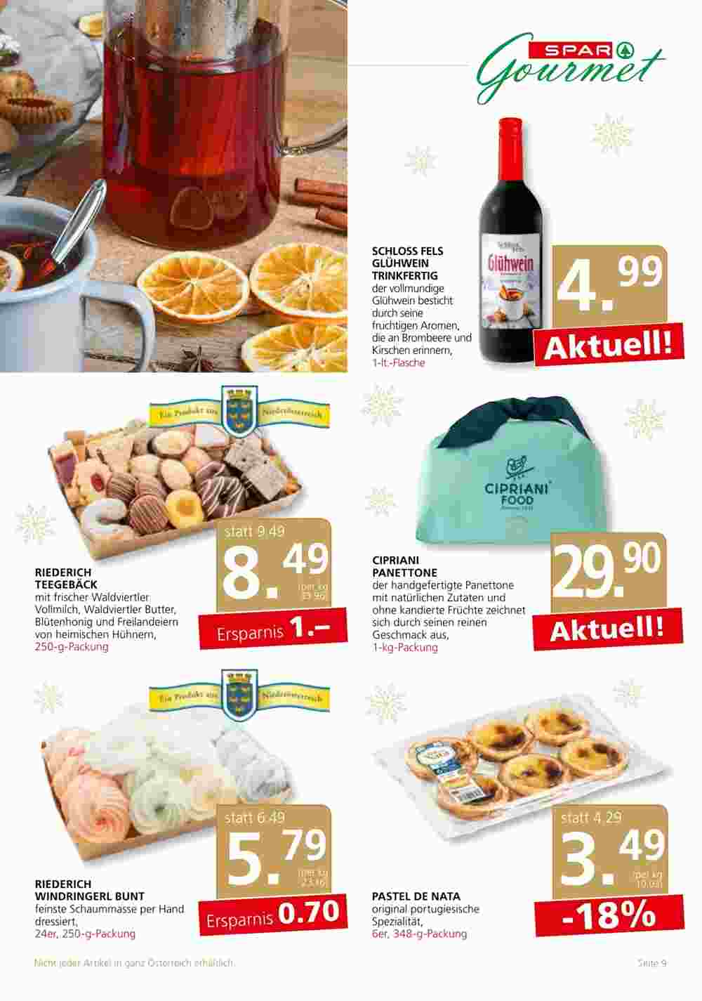 SPAR Gourmet Flugblatt (ab 23.11.2023) - Angebote und Prospekt - Seite 9