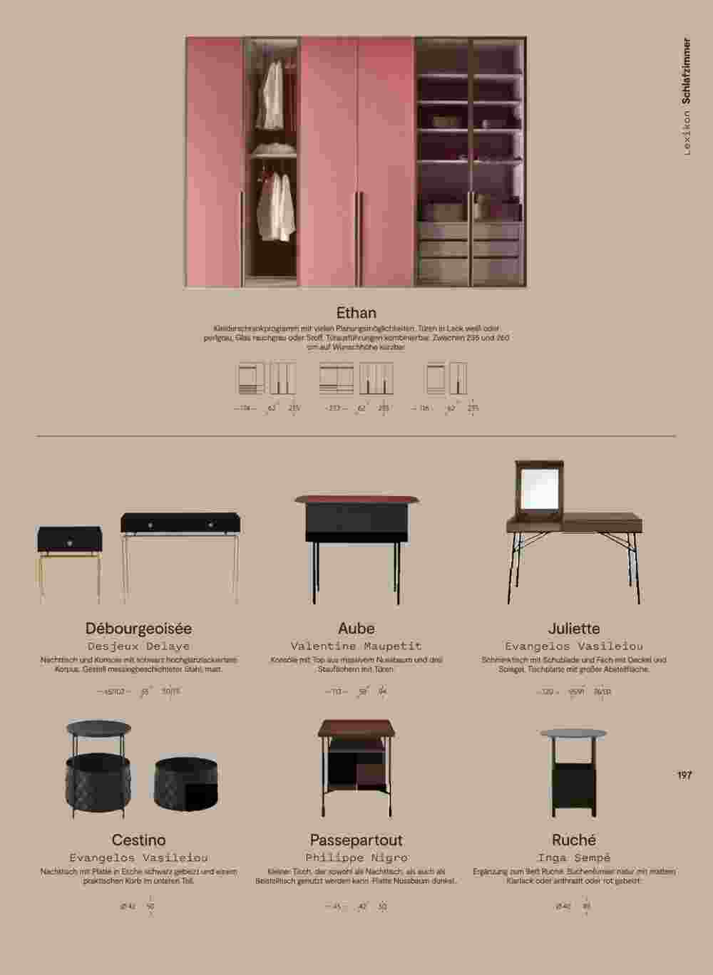 Ligne Roset Flugblatt (ab 23.11.2023) - Angebote und Prospekt - Seite 159