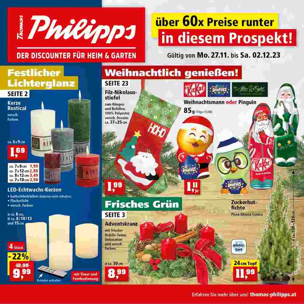 Thomas Philipps Flugblatt (ab 27.11.2023) - Angebote und Prospekt - Seite 1