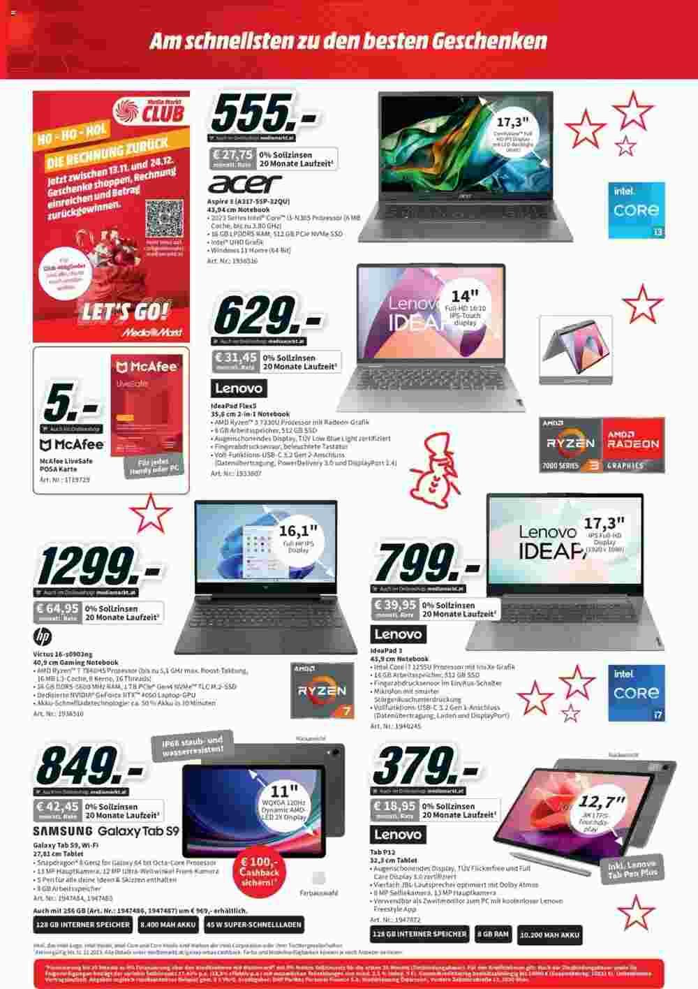 Media Markt Flugblatt (ab 27.11.2023) - Angebote und Prospekt - Seite 4