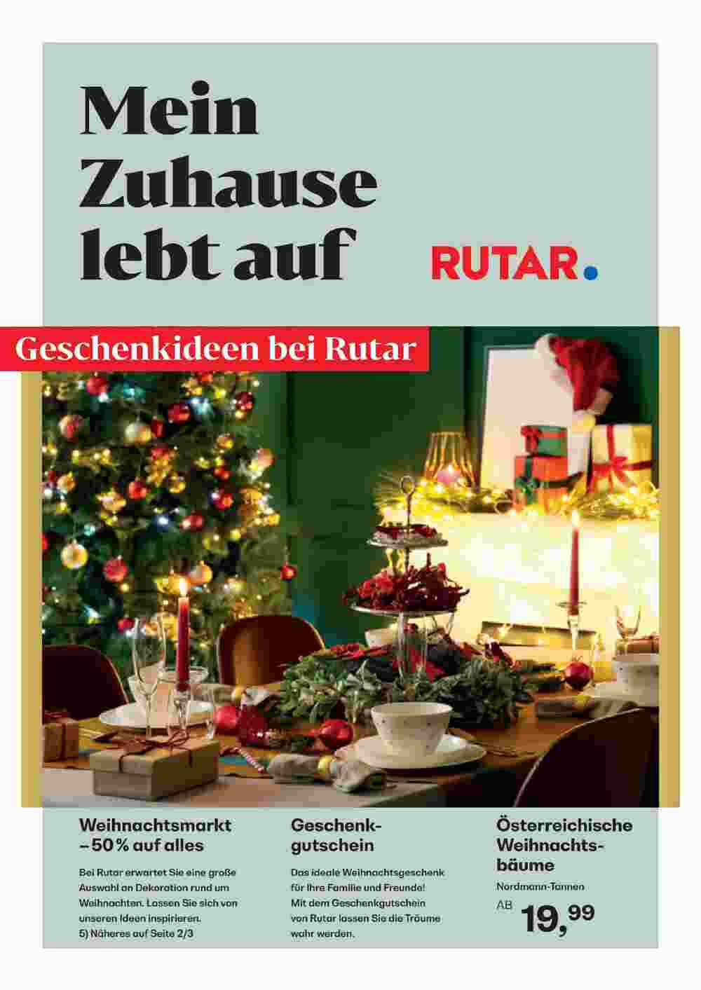 Rutar Flugblatt (ab 29.11.2023) - Angebote und Prospekt - Seite 1