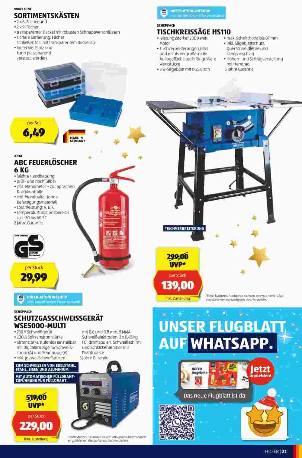 Hofer Flugblatt (ab 01.12.2023) - Angebote und Prospekt - Seite 23