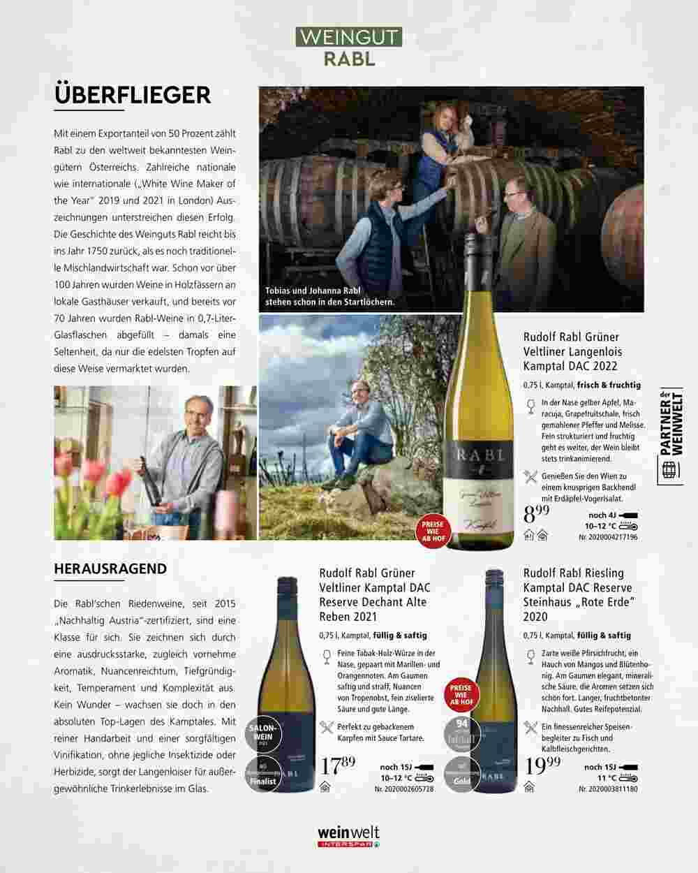 Weinwelt Interspar Flugblatt (ab 01.12.2023) - Angebote und Prospekt - Seite 37