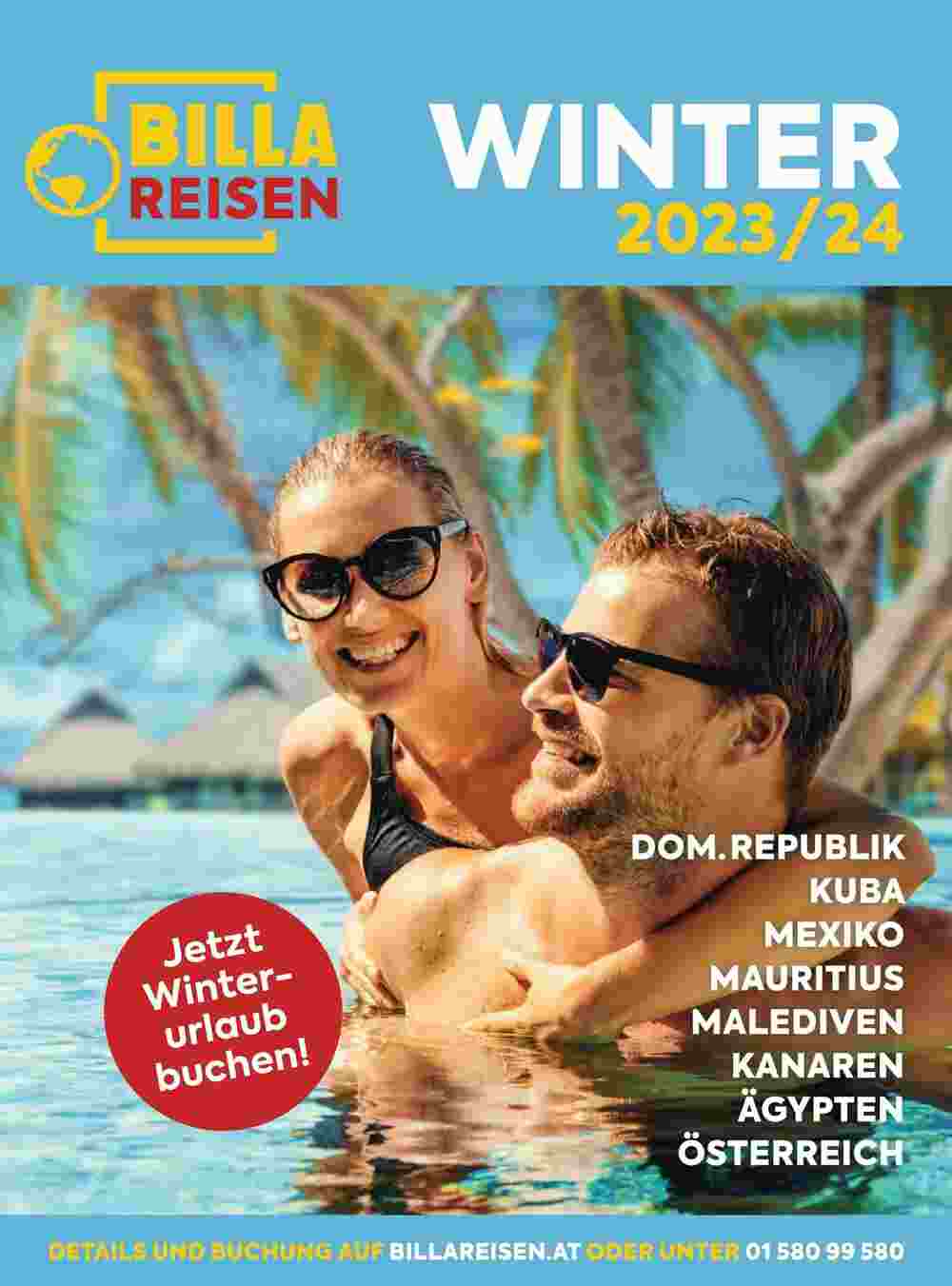 Billa Reisen Flugblatt (ab 01.12.2023) - Angebote und Prospekt - Seite 1