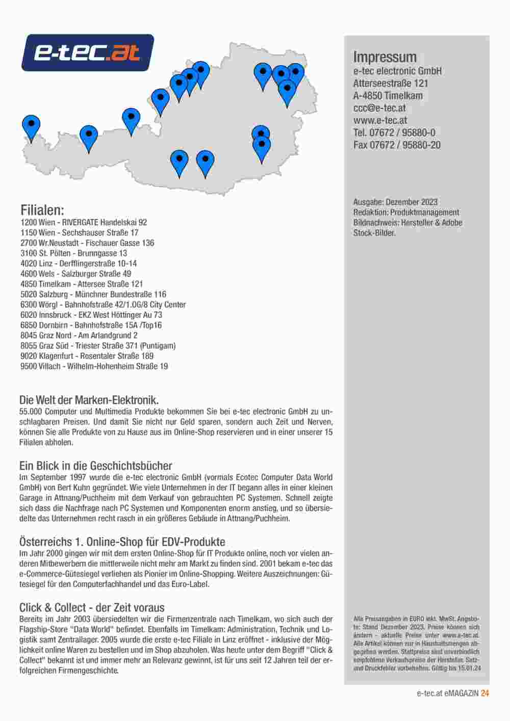 e-tec Flugblatt (ab 04.12.2023) - Angebote und Prospekt - Seite 24