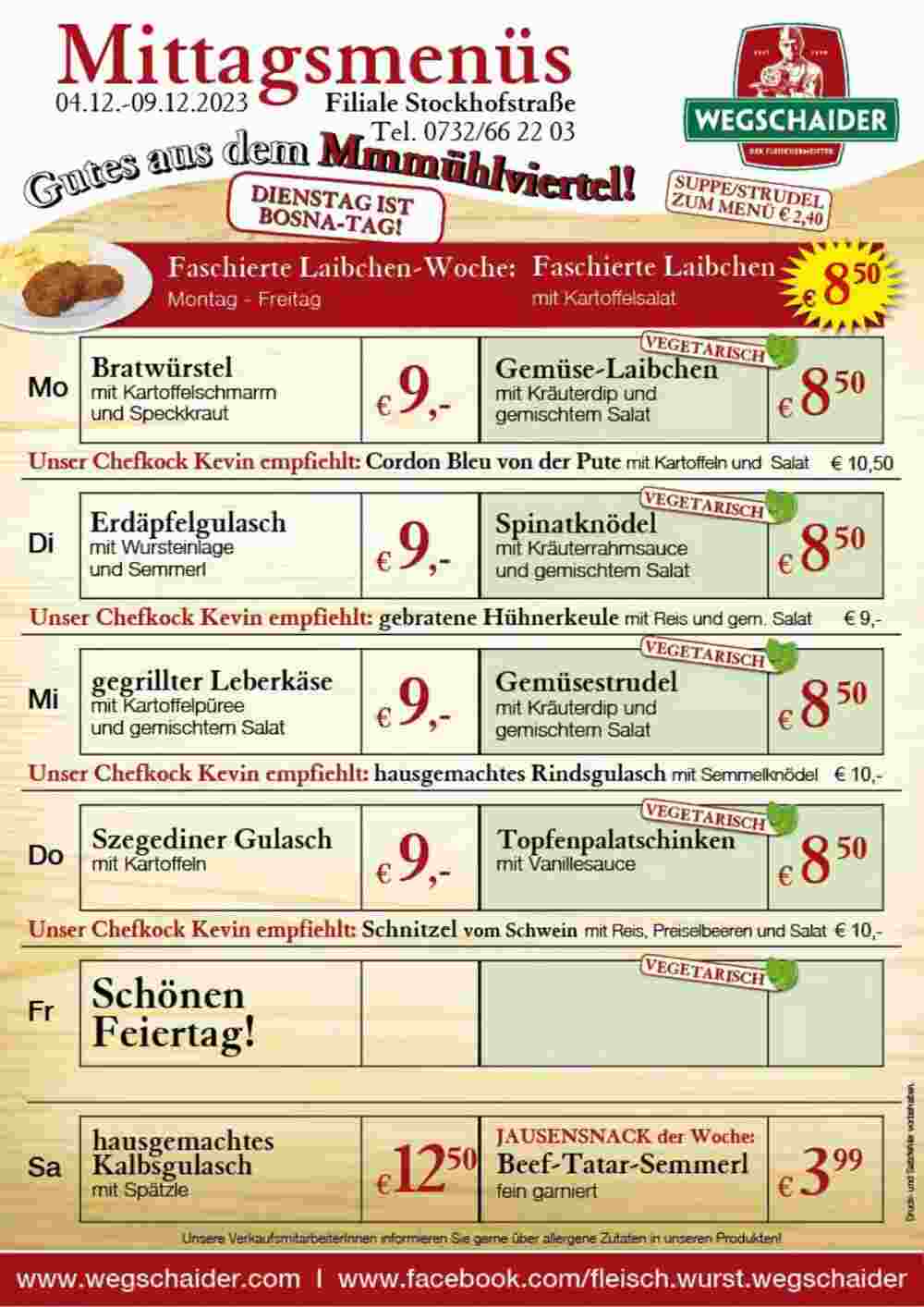 Wegschaider Flugblatt (ab 04.12.2023) - Angebote und Prospekt - Seite 9