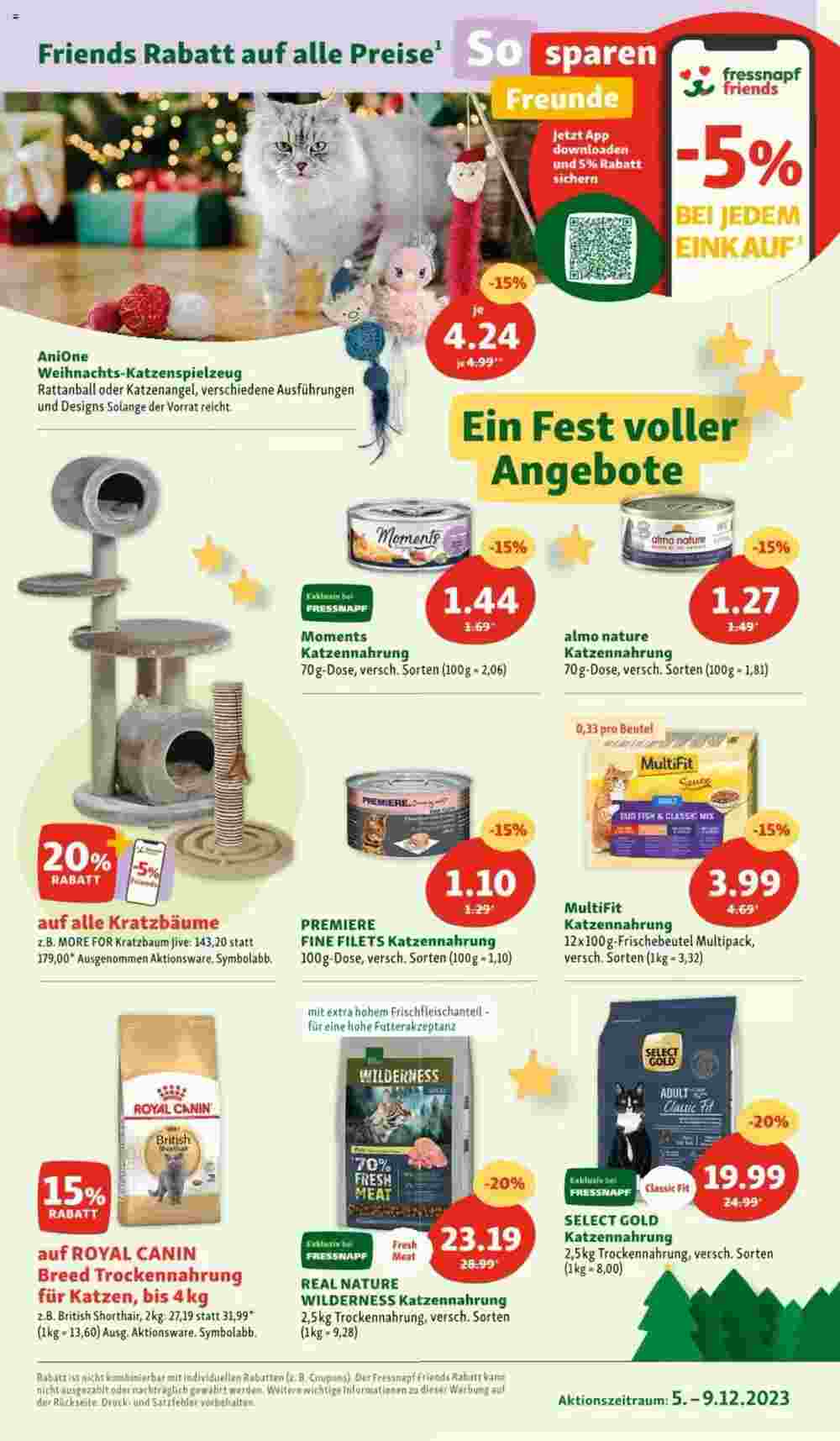 Fressnapf Flugblatt (ab 05.12.2023) - Angebote und Prospekt - Seite 5