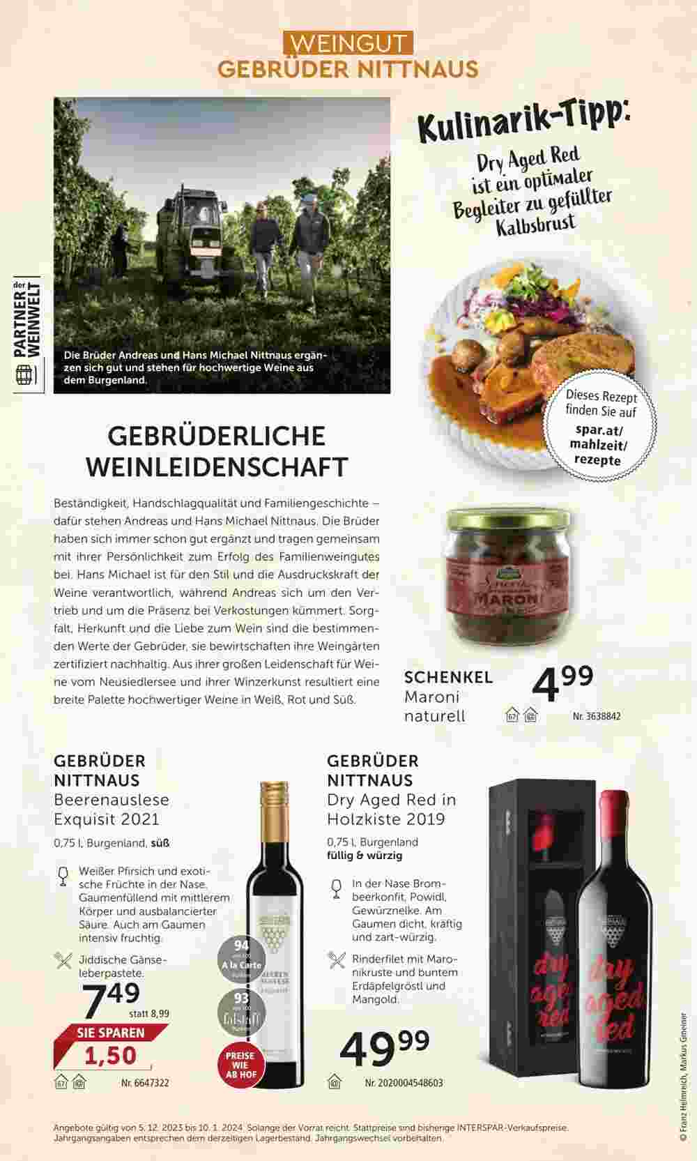 Weinwelt Interspar Flugblatt (ab 05.12.2023) - Angebote und Prospekt - Seite 14