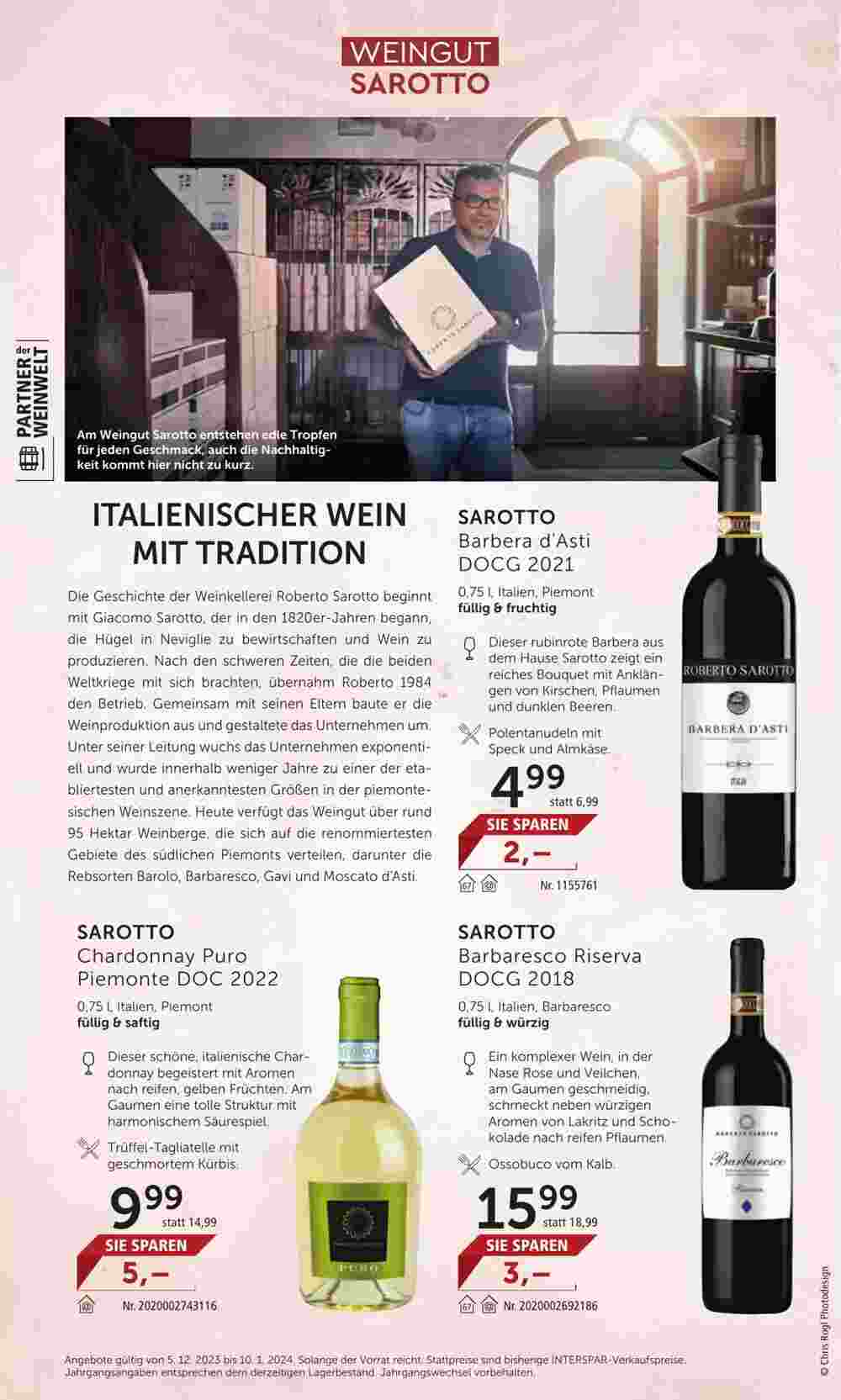 Weinwelt Interspar Flugblatt (ab 05.12.2023) - Angebote und Prospekt - Seite 2