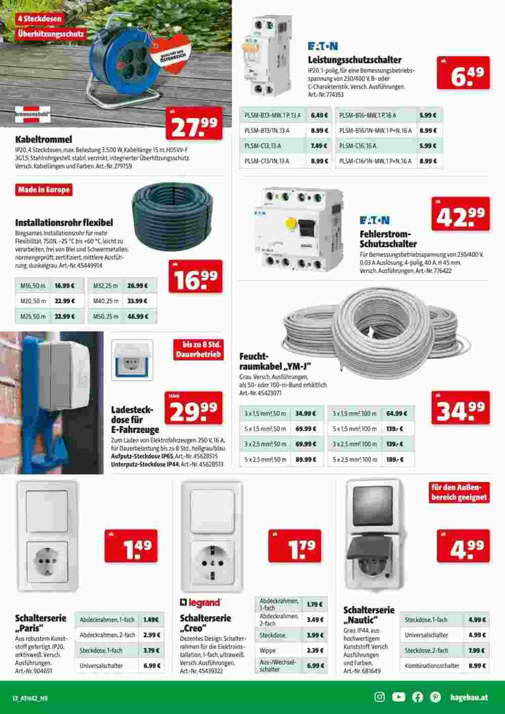 Hagebau Flugblatt (ab 06.12.2023) - Angebote und Prospekt - Seite 13