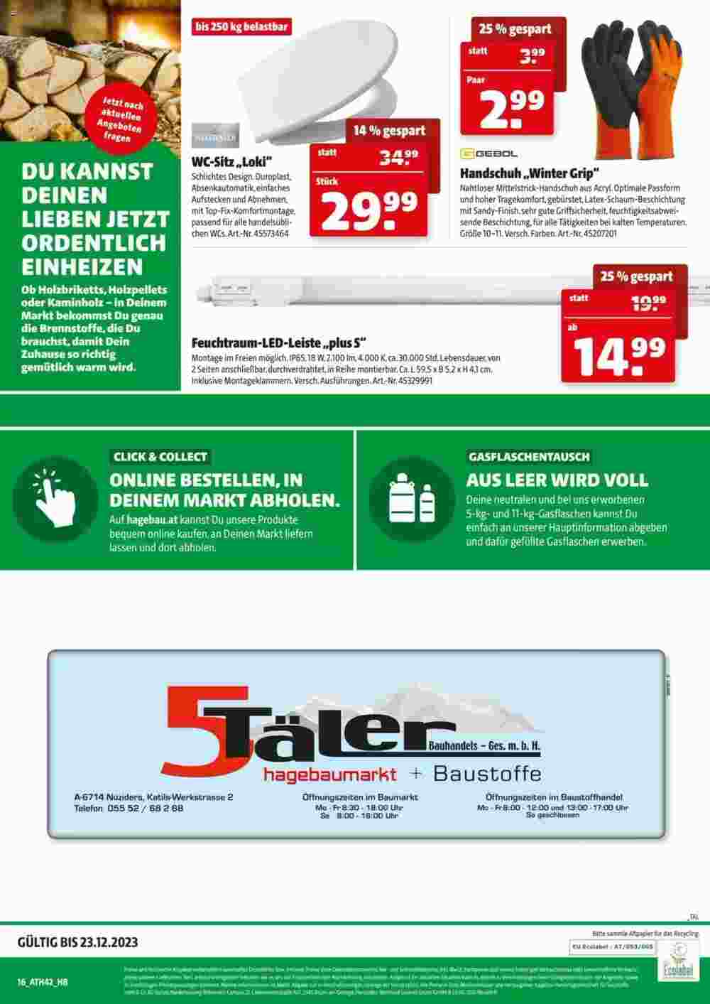 Hagebau Flugblatt (ab 06.12.2023) - Angebote und Prospekt - Seite 24