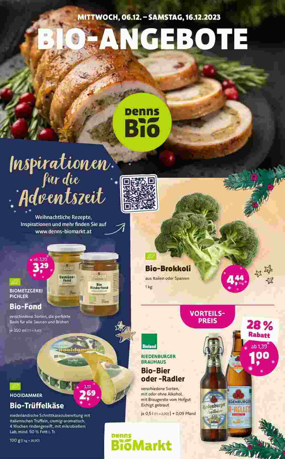 Denn's Biomarkt Flugblatt (ab 06.12.2023) - Angebote und Prospekt - Seite 1