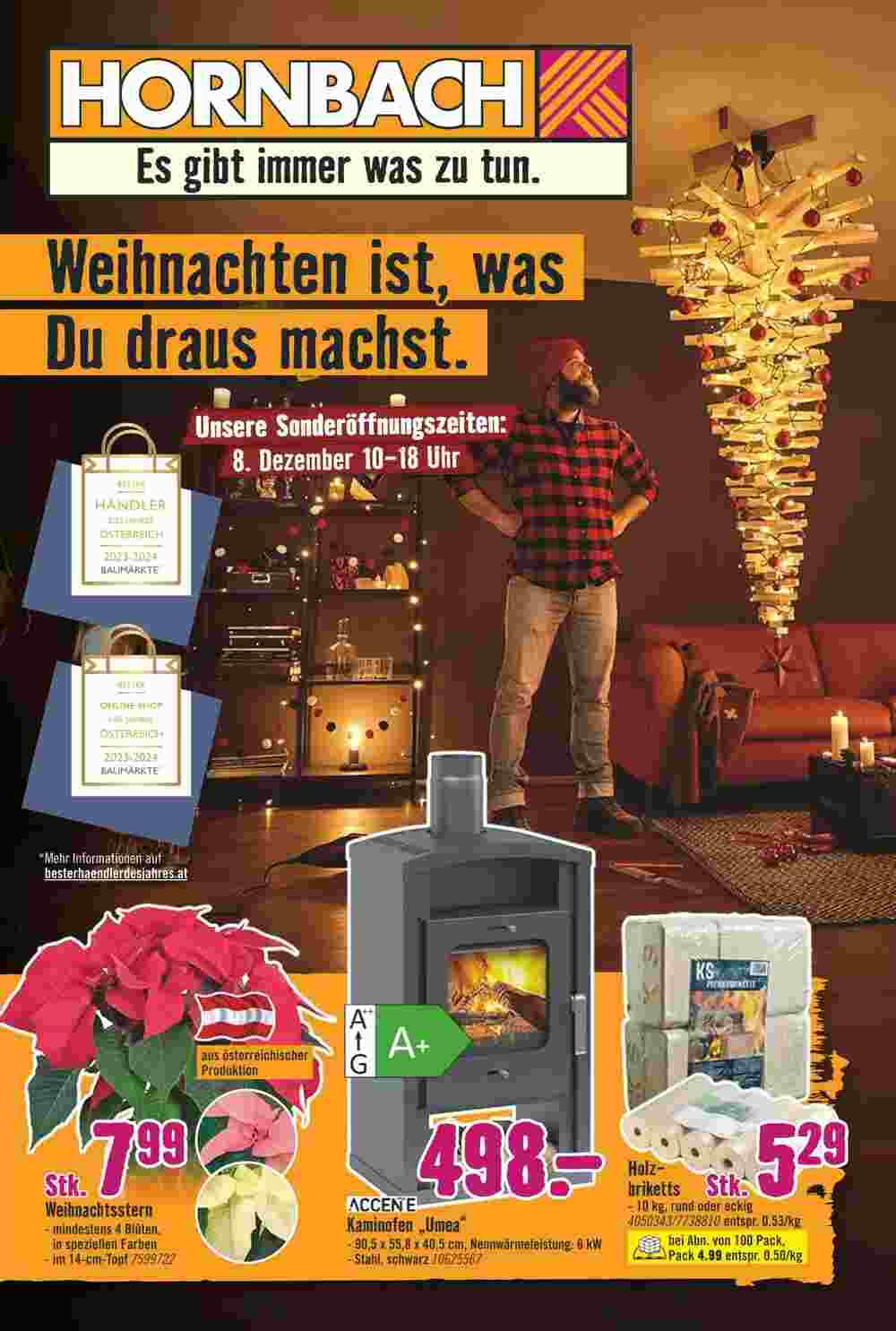 Hornbach Flugblatt (ab 06.12.2023) - Angebote und Prospekt - Seite 1