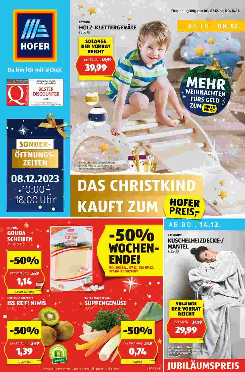 Hofer Flugblatt (ab 07.12.2023) - Angebote und Prospekt - Seite 1