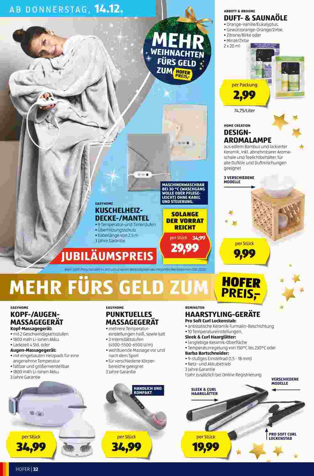 Hofer Flugblatt (ab 07.12.2023) - Angebote und Prospekt - Seite 34