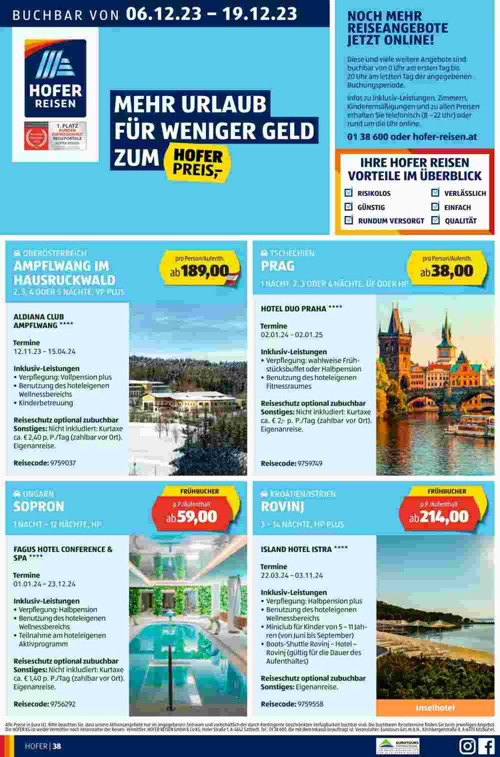 Hofer Flugblatt (ab 07.12.2023) - Angebote und Prospekt - Seite 40