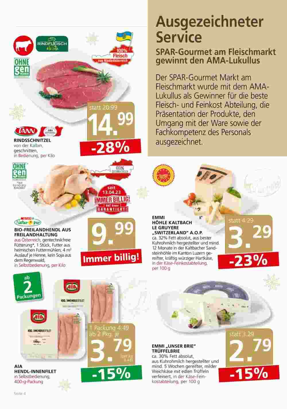 SPAR Gourmet Flugblatt (ab 07.12.2023) - Angebote und Prospekt - Seite 4