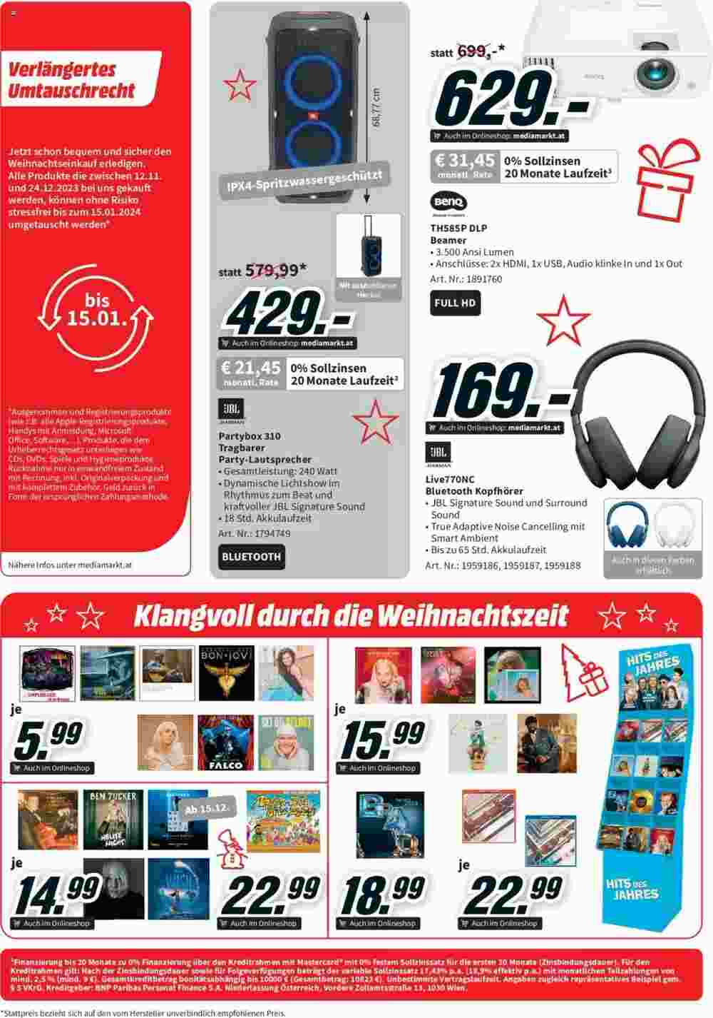 Media Markt Flugblatt (ab 11.12.2023) - Angebote und Prospekt - Seite 16