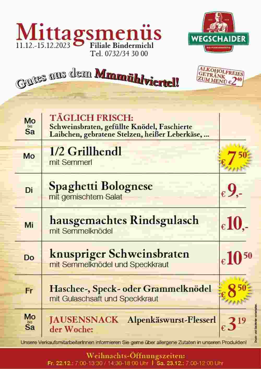 Wegschaider Flugblatt (ab 11.12.2023) - Angebote und Prospekt - Seite 4