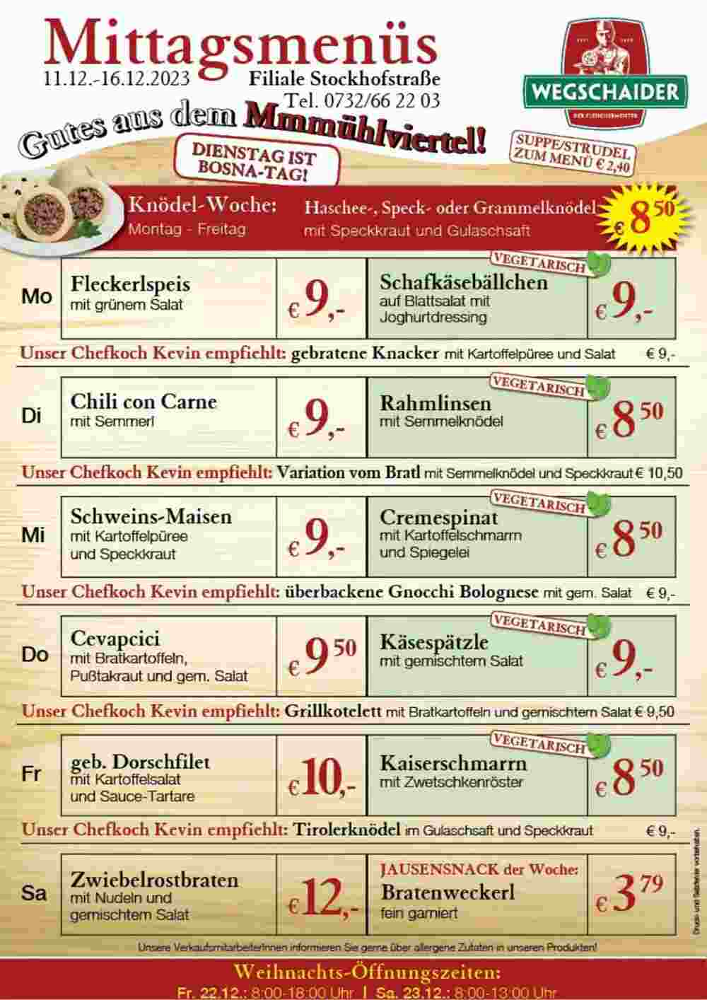 Wegschaider Flugblatt (ab 11.12.2023) - Angebote und Prospekt - Seite 8