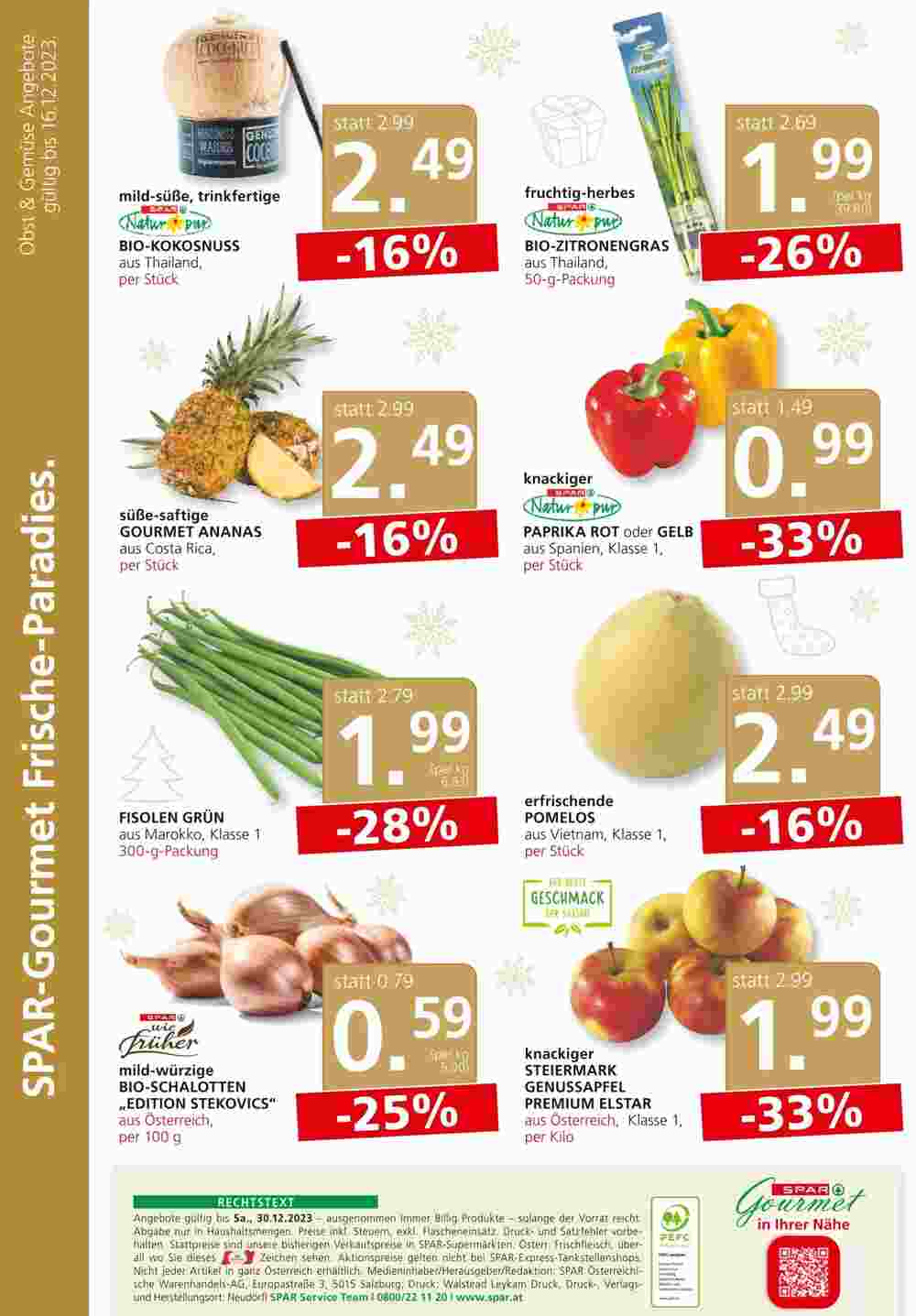 SPAR Gourmet Flugblatt (ab 14.12.2023) - Angebote und Prospekt - Seite 12