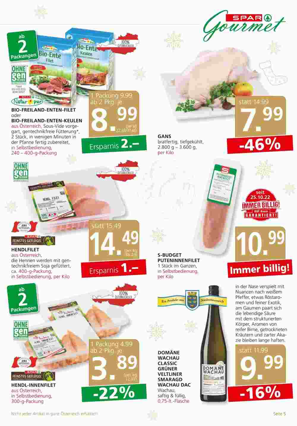 SPAR Gourmet Flugblatt (ab 14.12.2023) - Angebote und Prospekt - Seite 5