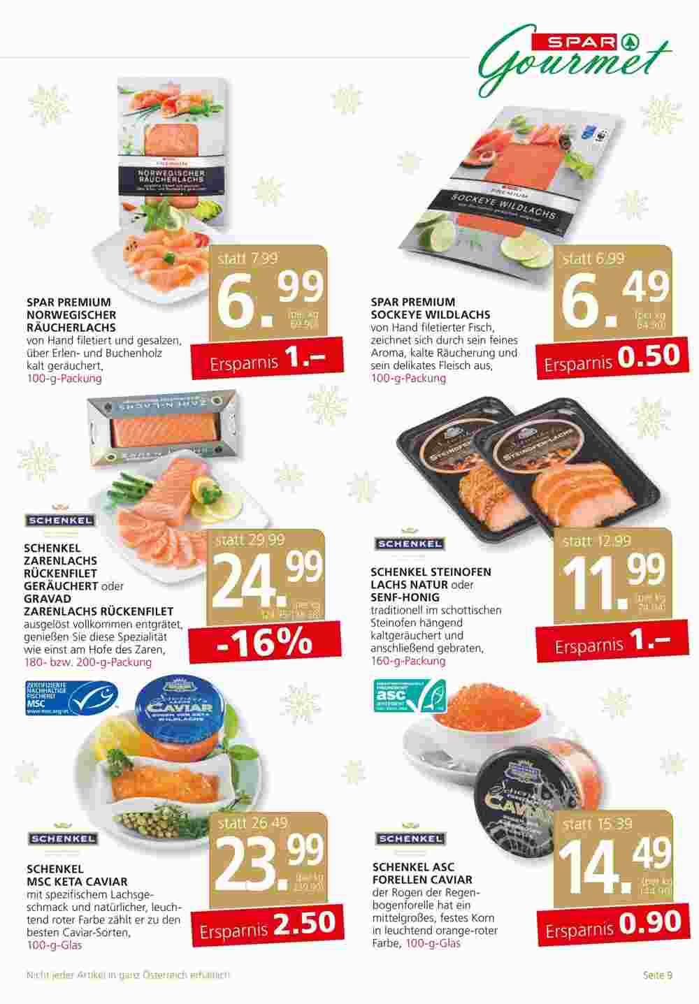 SPAR Gourmet Flugblatt (ab 14.12.2023) - Angebote und Prospekt - Seite 9