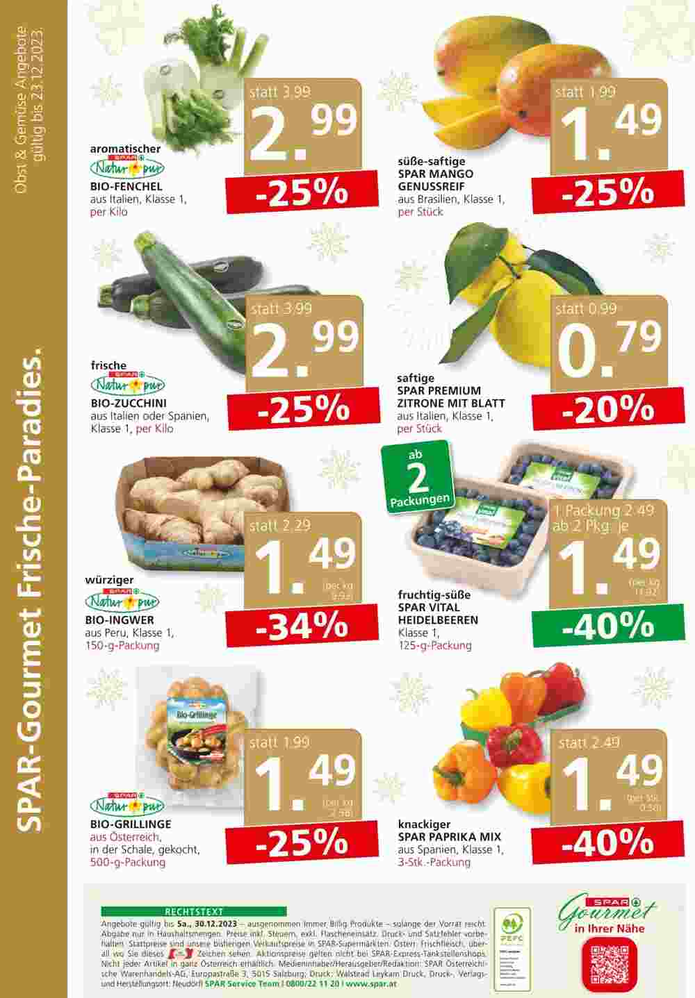 SPAR Gourmet Flugblatt (ab 20.12.2023) - Angebote und Prospekt - Seite 8