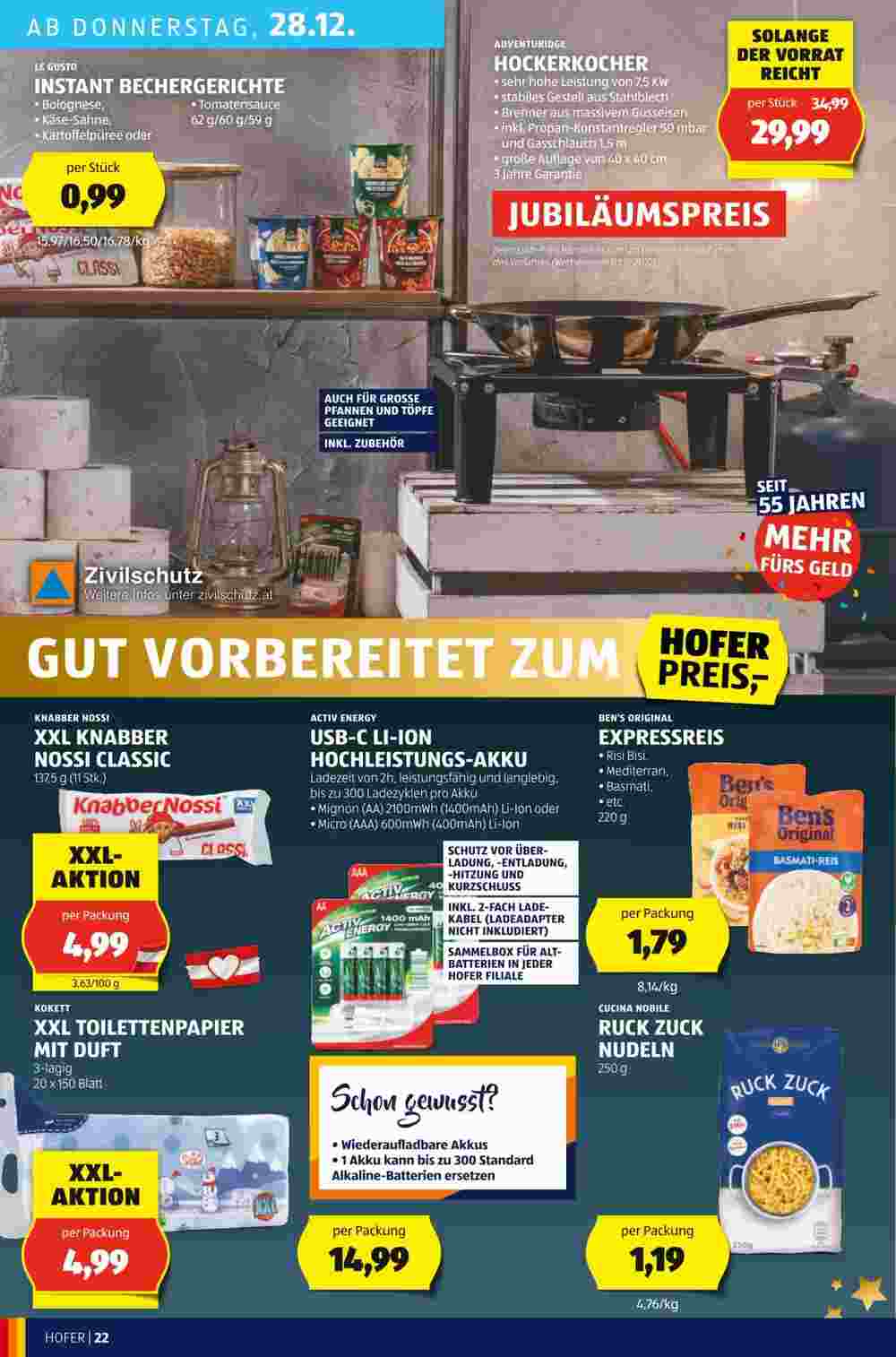 Hofer Flugblatt (ab 22.12.2023) - Angebote und Prospekt - Seite 24