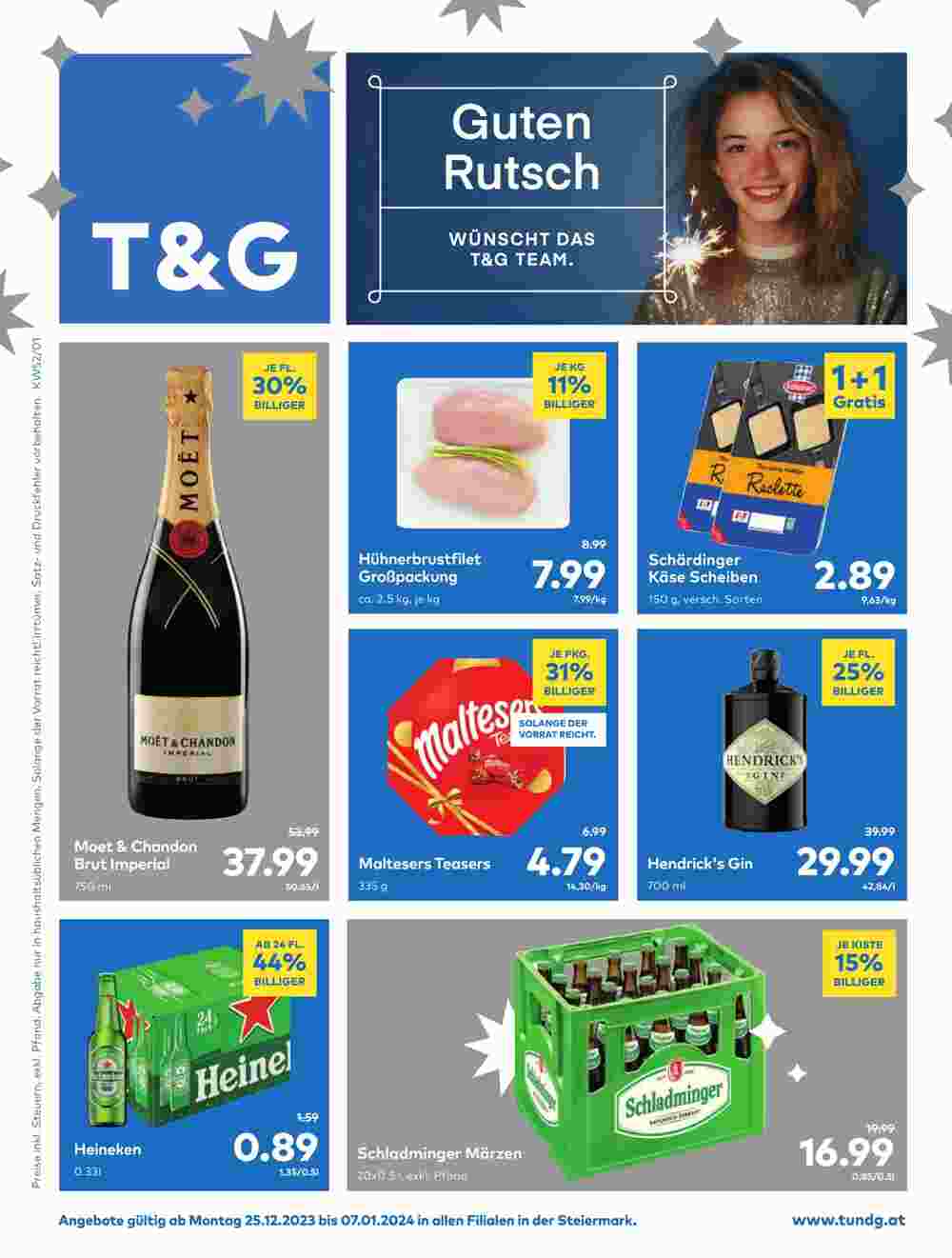 T&G Flugblatt (ab 25.12.2023) - Angebote und Prospekt - Seite 1