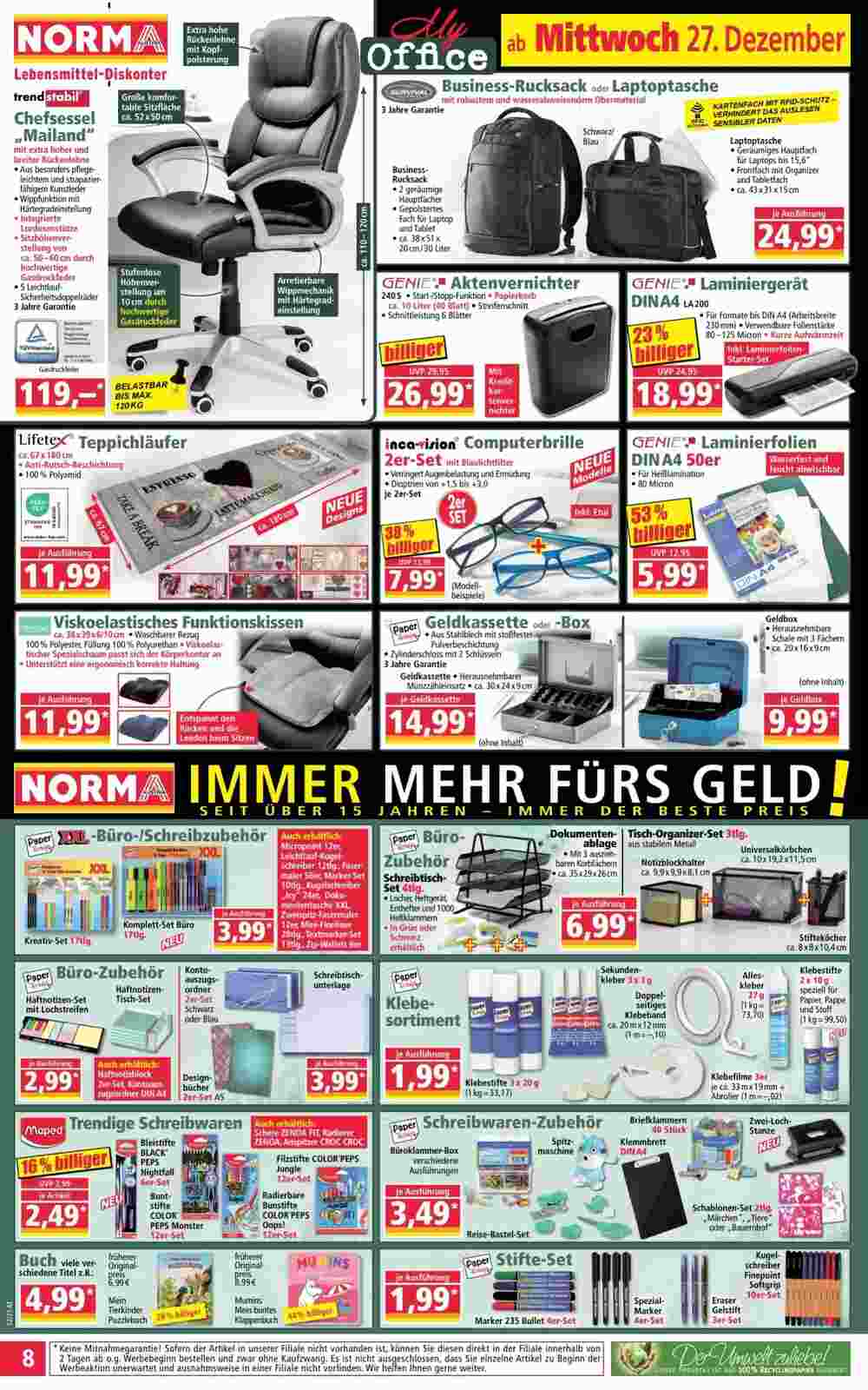 Norma Flugblatt (ab 27.12.2023) - Angebote und Prospekt - Seite 8