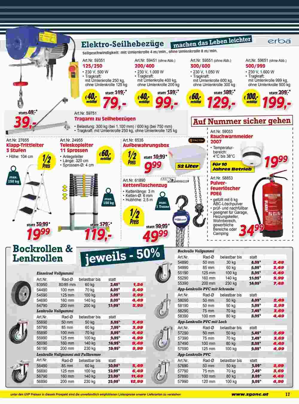 Zgonc Flugblatt (ab 31.12.2023) - Angebote und Prospekt - Seite 17