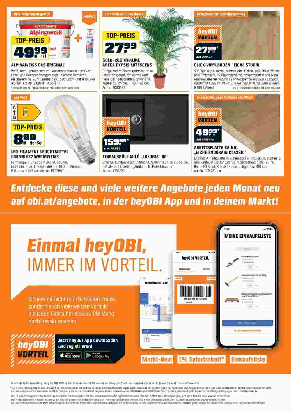 OBI Flugblatt (ab 01.01.2024) - Angebote und Prospekt - Seite 8