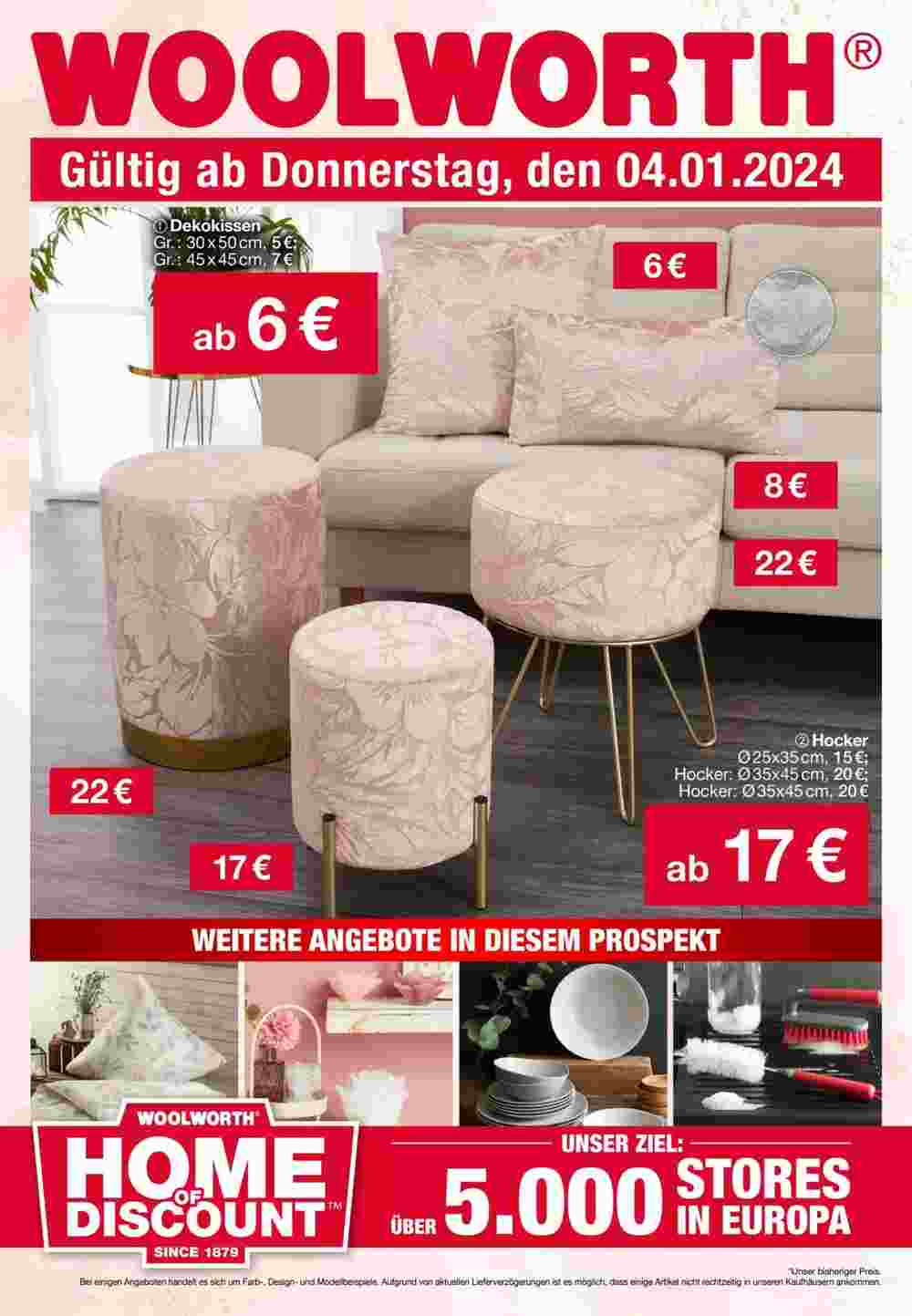 Woolworth Flugblatt (ab 03.01.2024) - Angebote und Prospekt - Seite 1