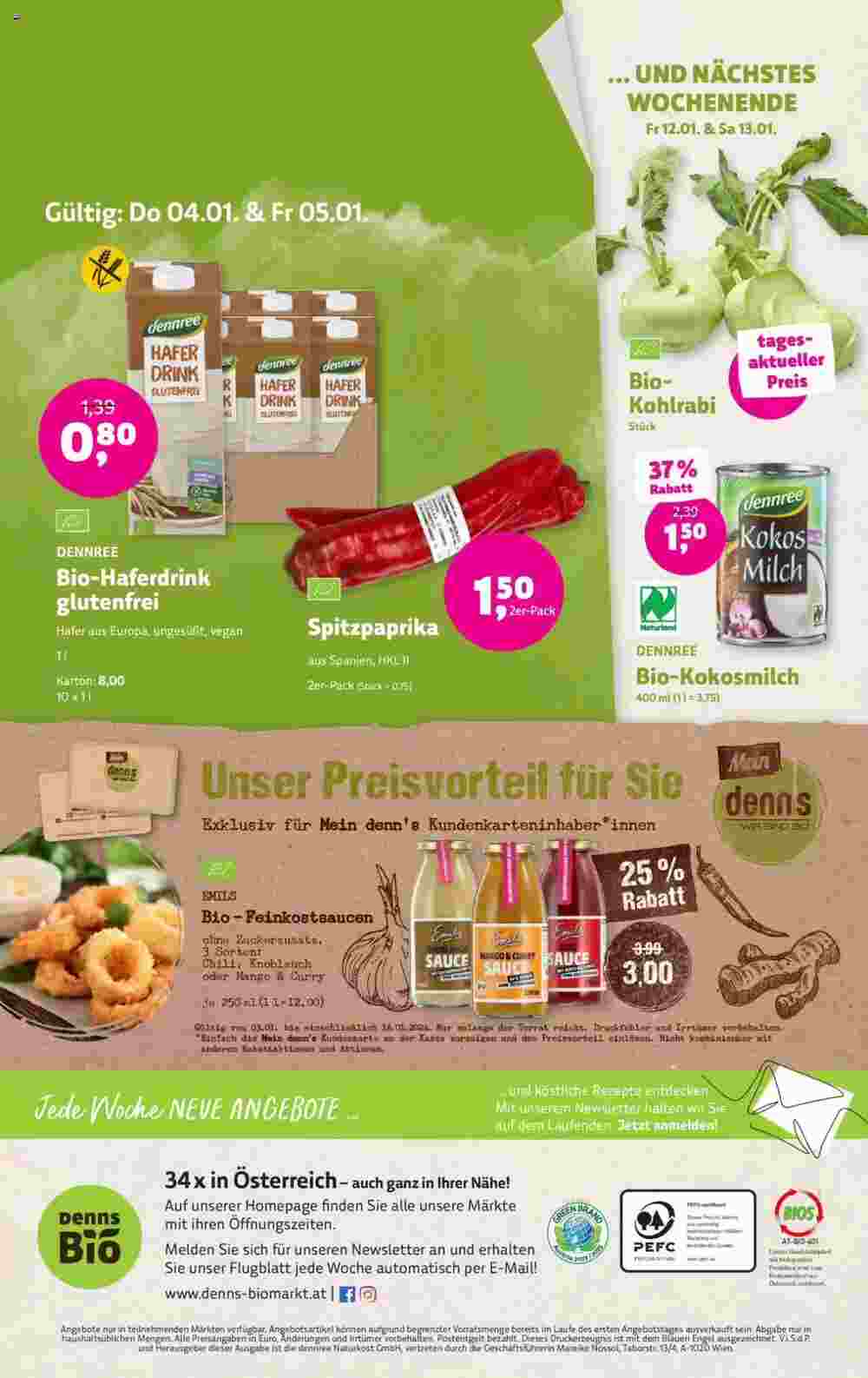 Denn's Biomarkt Flugblatt (ab 03.01.2024) - Angebote und Prospekt - Seite 16