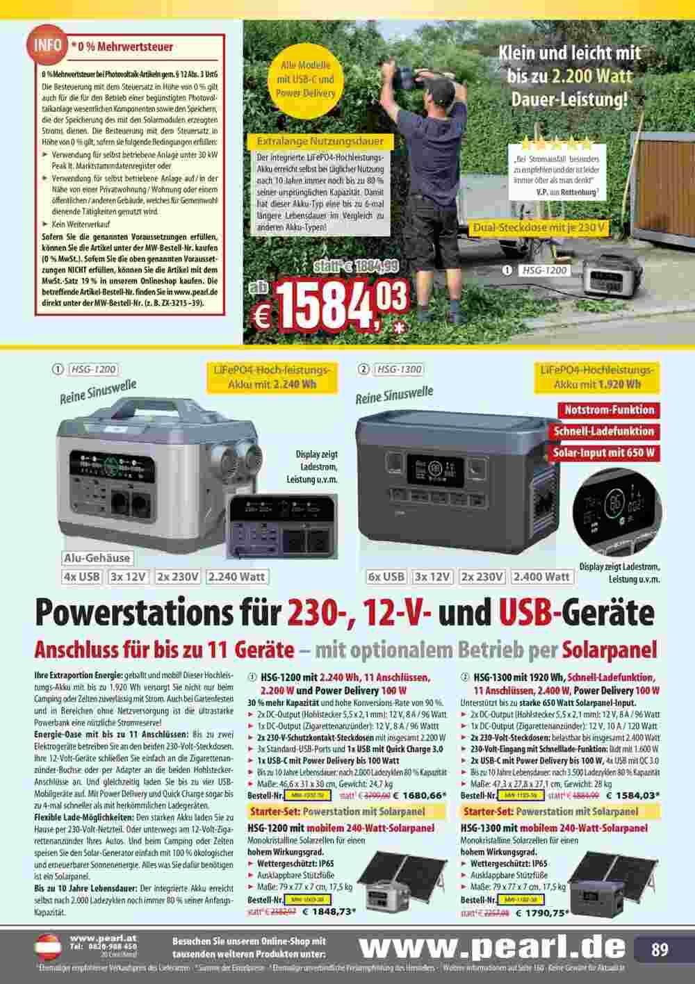 Pearl Flugblatt (ab 03.01.2024) - Angebote und Prospekt - Seite 89