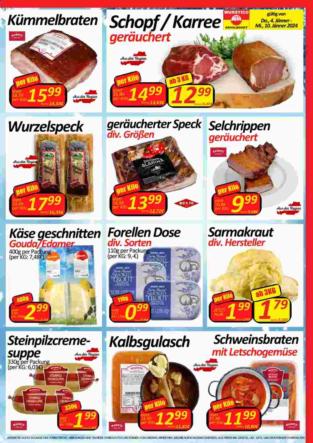 Wurstico Flugblatt (ab 04.01.2024) - Angebote und Prospekt - Seite 3