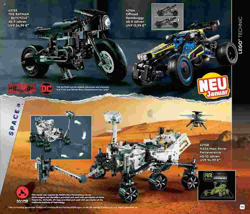 Lego Flugblatt (ab 04.01.2024) - Angebote und Prospekt - Seite 111