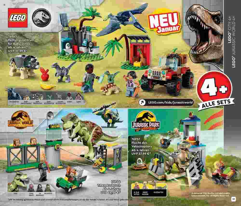 Lego Flugblatt (ab 04.01.2024) - Angebote und Prospekt - Seite 19
