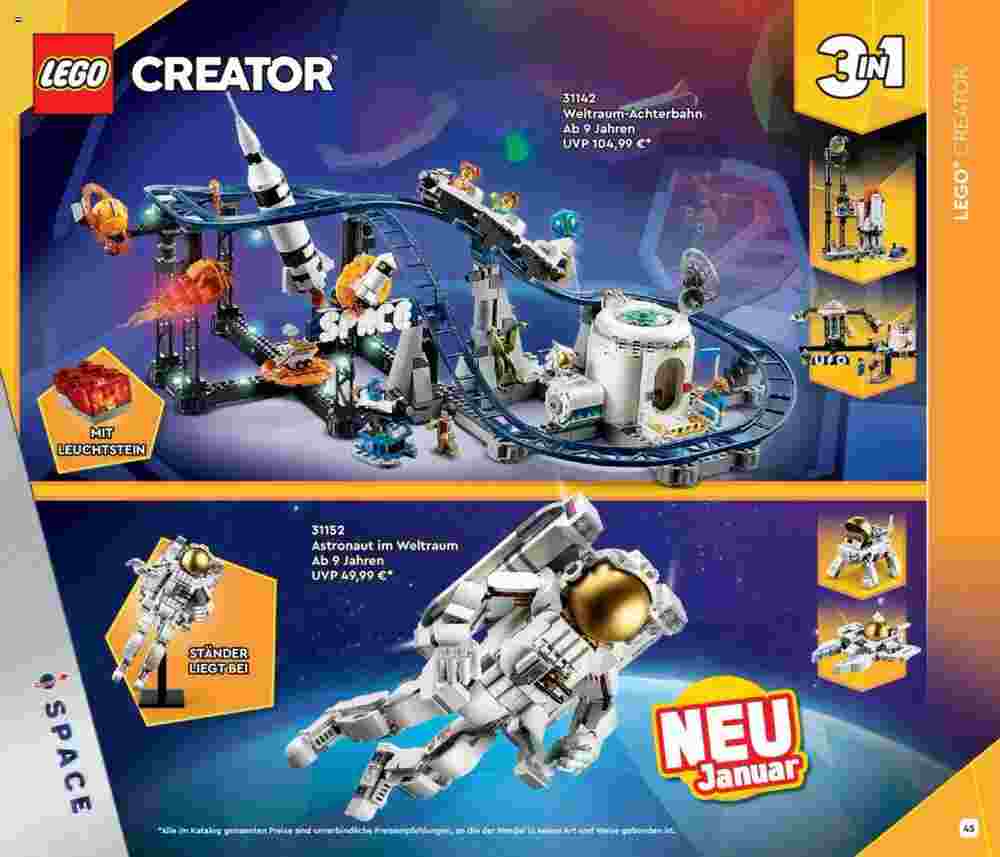 Lego Flugblatt (ab 04.01.2024) - Angebote und Prospekt - Seite 45