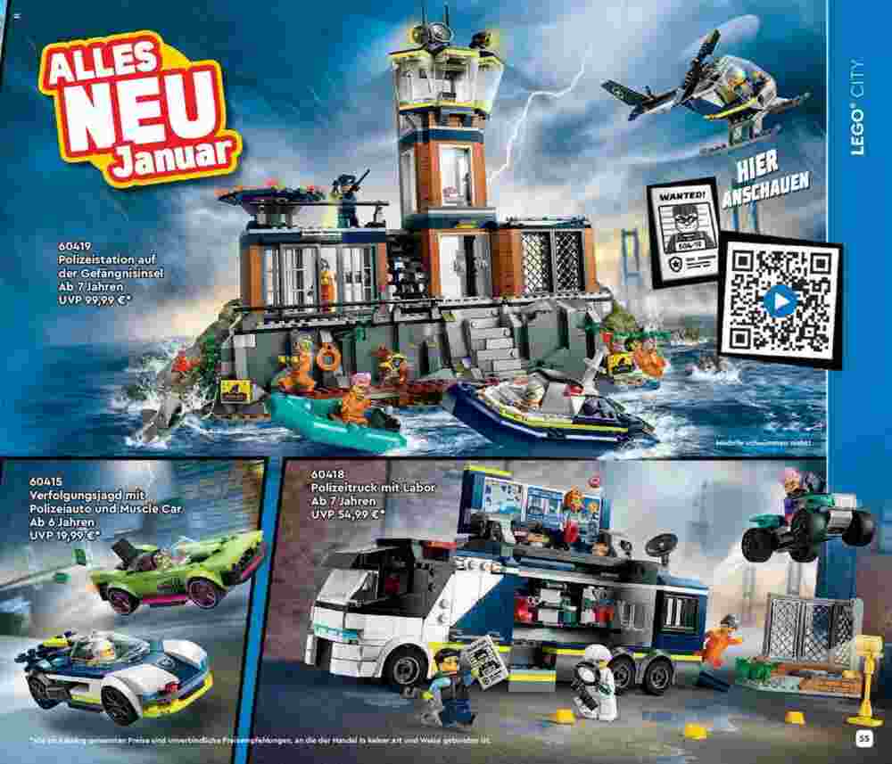 Lego Flugblatt (ab 04.01.2024) - Angebote und Prospekt - Seite 55